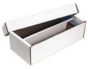 White Corrugated Trading Card Two-p